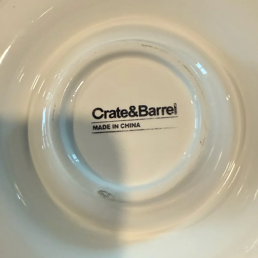 CRATE & BARREL margarita salt and lime holder